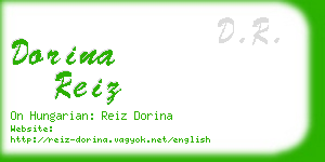 dorina reiz business card